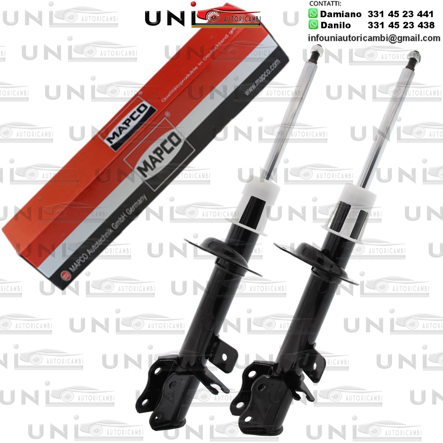 2 Ammortizzatori Posteriori Rinforzati  Gas Chevrolet Lacetti