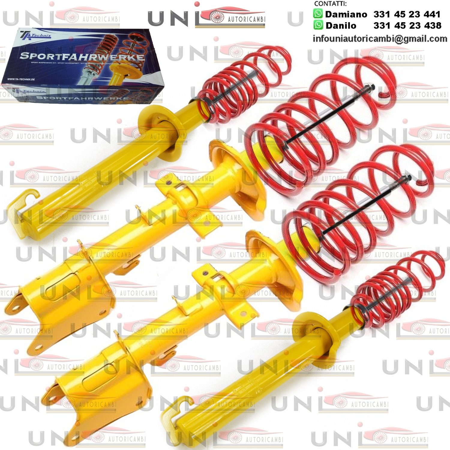 Kit Assetto Sportivo Fisso Ta-Technix SW Station Wagon Alfa Romeo 156 Tipo (932) da 2000 a 2006