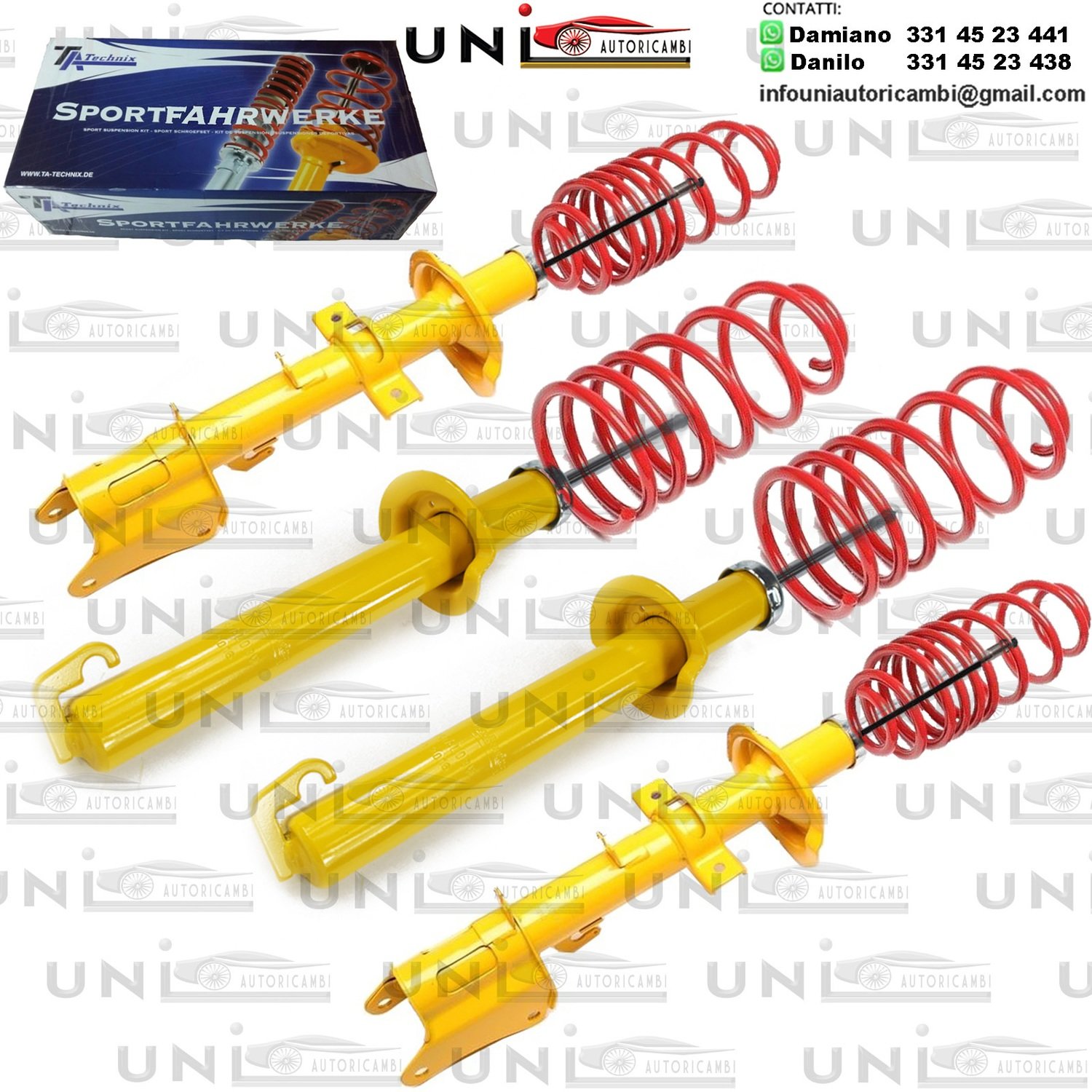 Kit Assetto Sportivo Fisso Tatechnix Alfa Romeo Berlina 159 (939) da 2005 a 2011