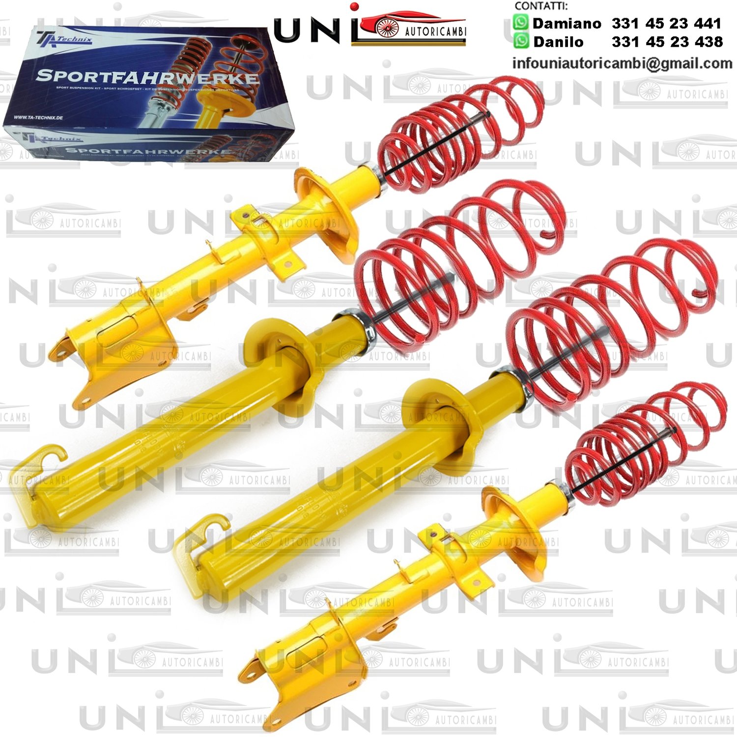 Kit Assetto Sportivo Fisso Tatechnix Alfa Romeo 156 Station wagon (932) da 2000 a 2006