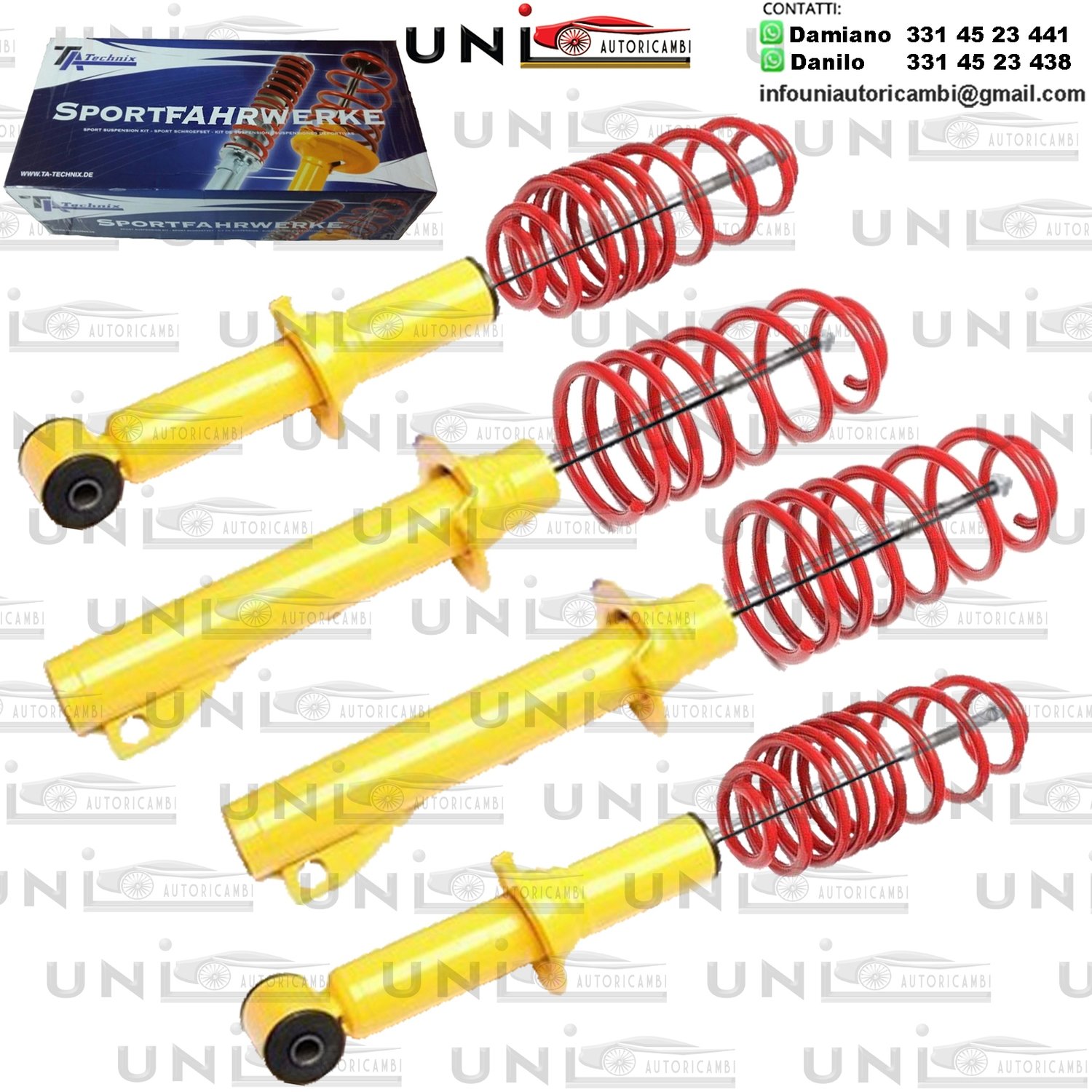 Kit Assetto Sportivo Fisso Tatechnix Alfa Romeo 159 Berlina (939) da 2005 a 2011