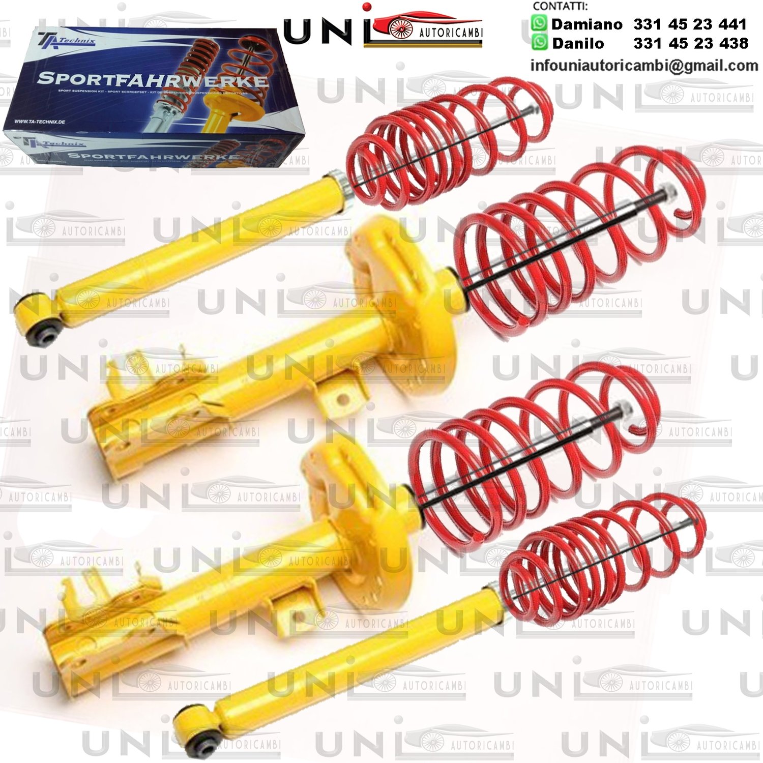 Kit Assetto Sportivo Fisso Tatechnix Alfa Romeo Mito (955) da 2008 a -