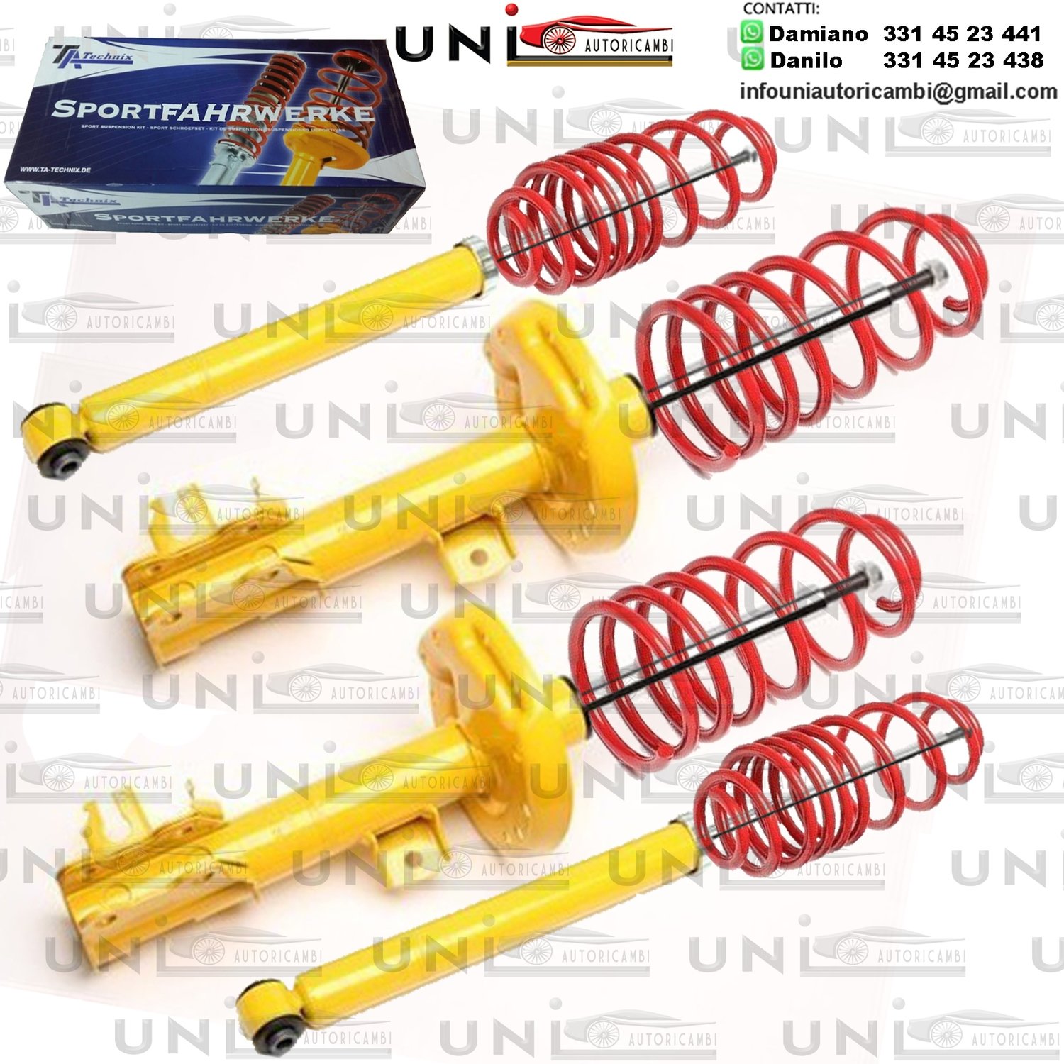 Kit Assetto Sportivo Fisso Tatechnix Alfa Romeo Mito (955) da 2008 a -