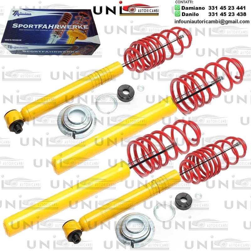 Kit Assetto Sportivo Fisso Tatechnix Audi 80+90 Berlina + Coupe (81, 85) da 1979 a 1988