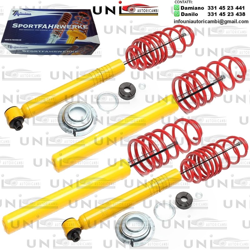 Kit Assetto Sportivo Fisso Tatechnix Audi 80 Berlina (89) da 1986 a 1991