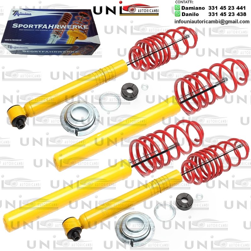Kit Assetto Sportivo Fisso Tatechnix Audi 90 Berlina (89) da 1987 a 1991