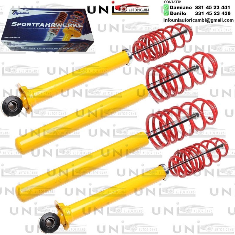 Kit Assetto Sportivo Fisso Tatechnix Audi 80 Saloon (B4) da 1991 a 1994