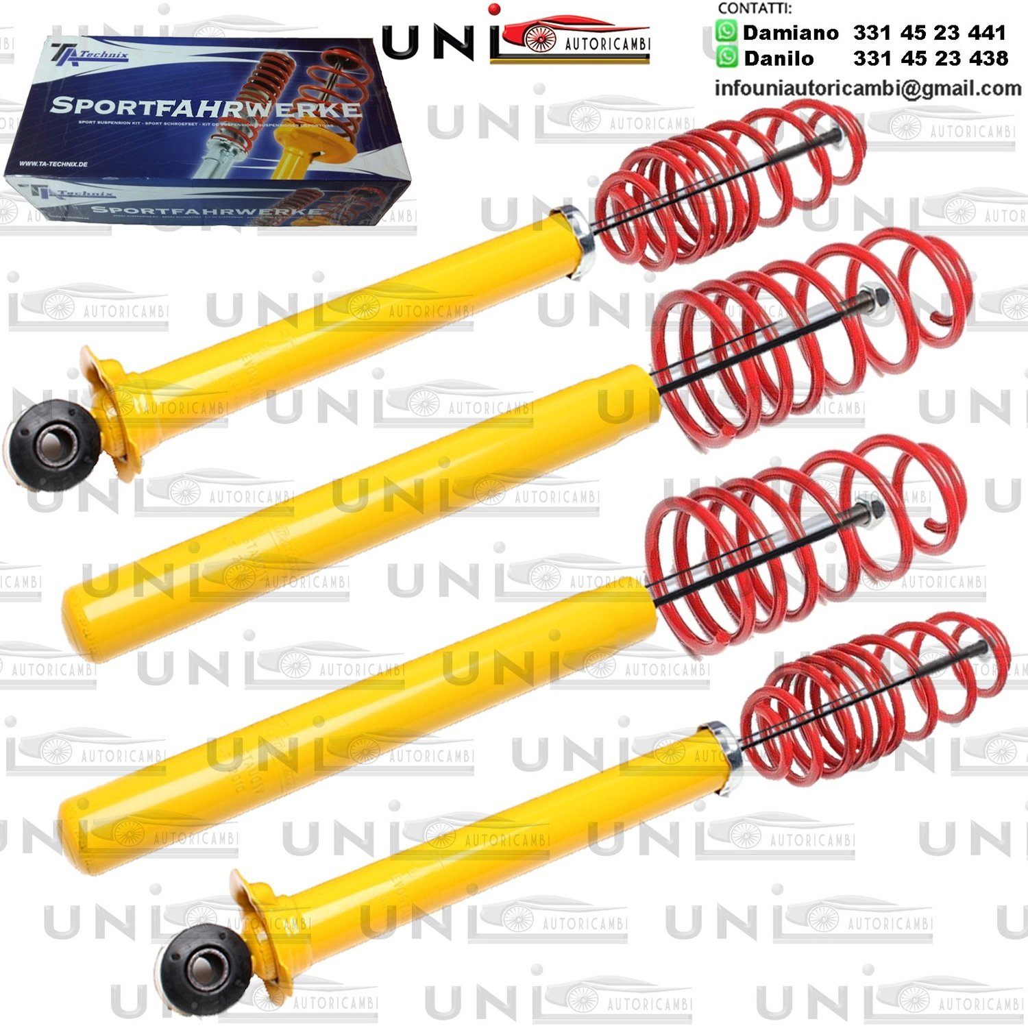 Kit Assetto Sportivo Fisso Tatechnix Audi 80 Avant (B4) da 1991 a 1996