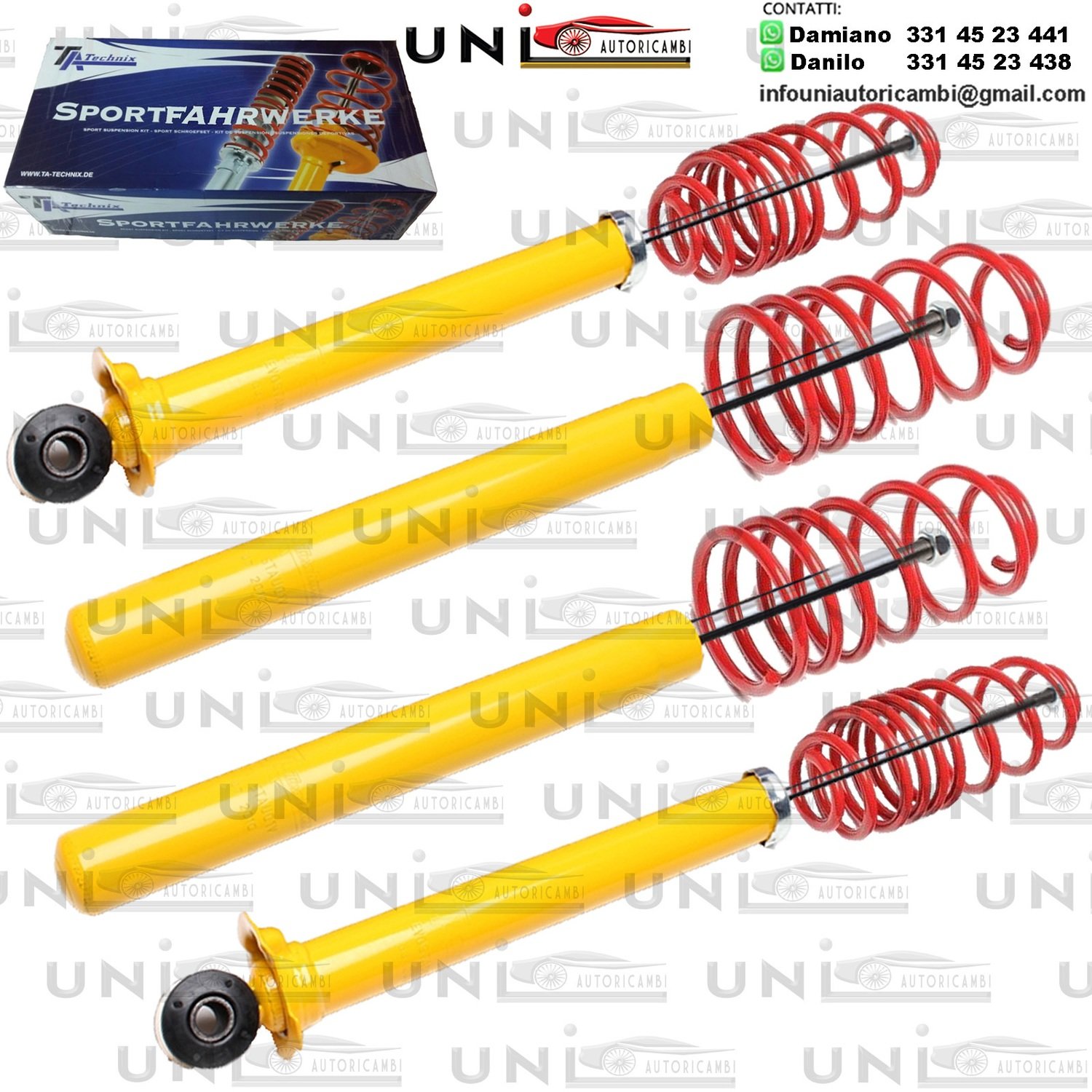 Kit Assetto Sportivo Fisso Tatechnix Audi 80 Avant (B4) da 1991 a 1996