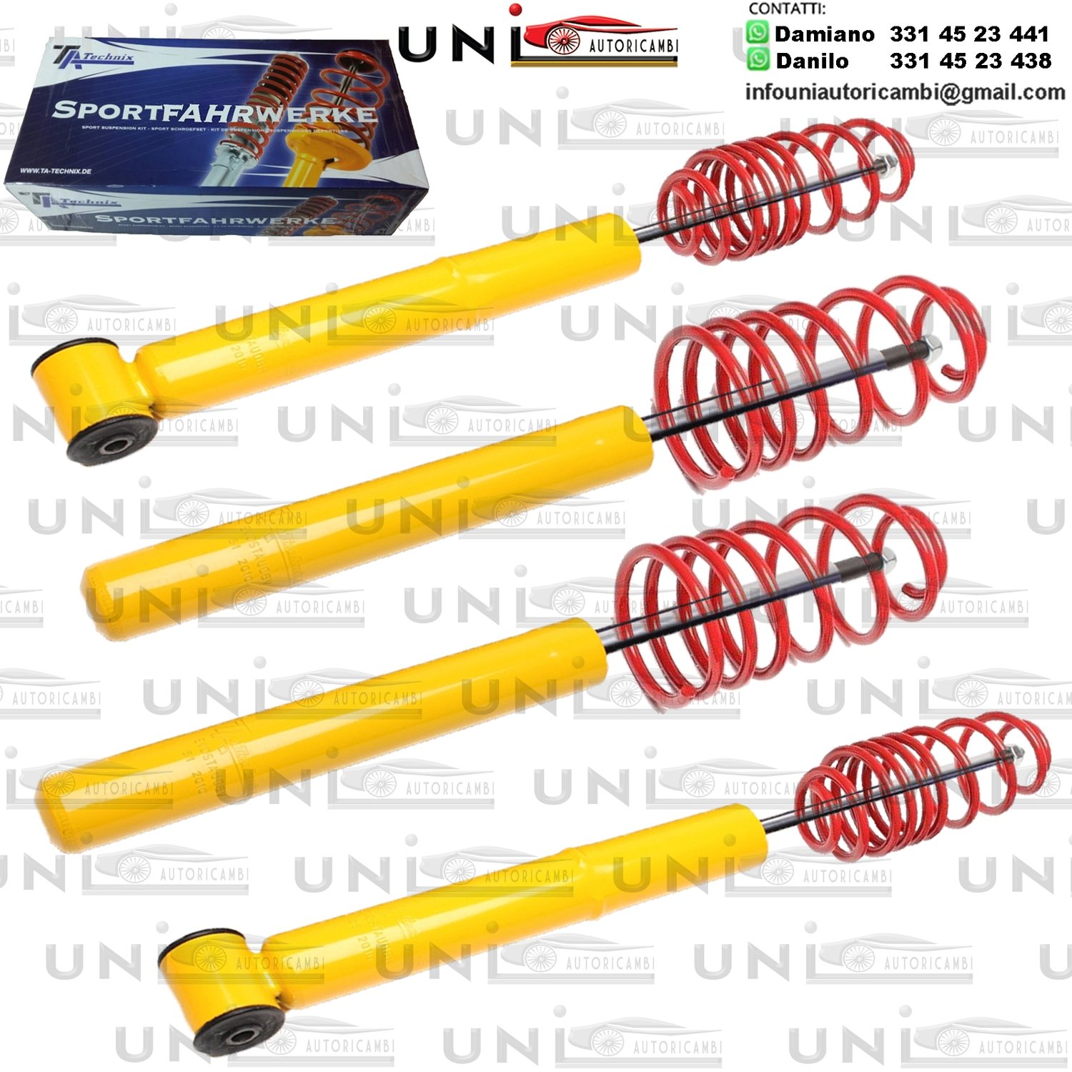Kit Assetto Sportivo Fisso Tatechnix Audi 100 Avant (C4) da 1990 a 1994