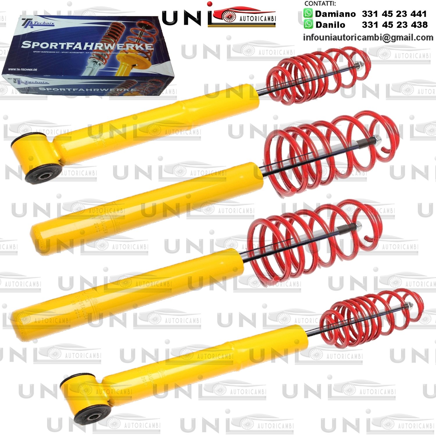 Kit Assetto Sportivo Fisso Tatechnix Audi 100 Avant (4A-C4) da 1990 a 1994