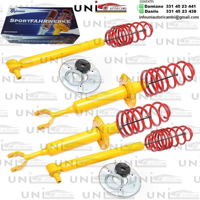 Kit Assetto Sportivo Fisso Tatechnix Audi A4 Berlina (8D-B5) da 1994 a 1999