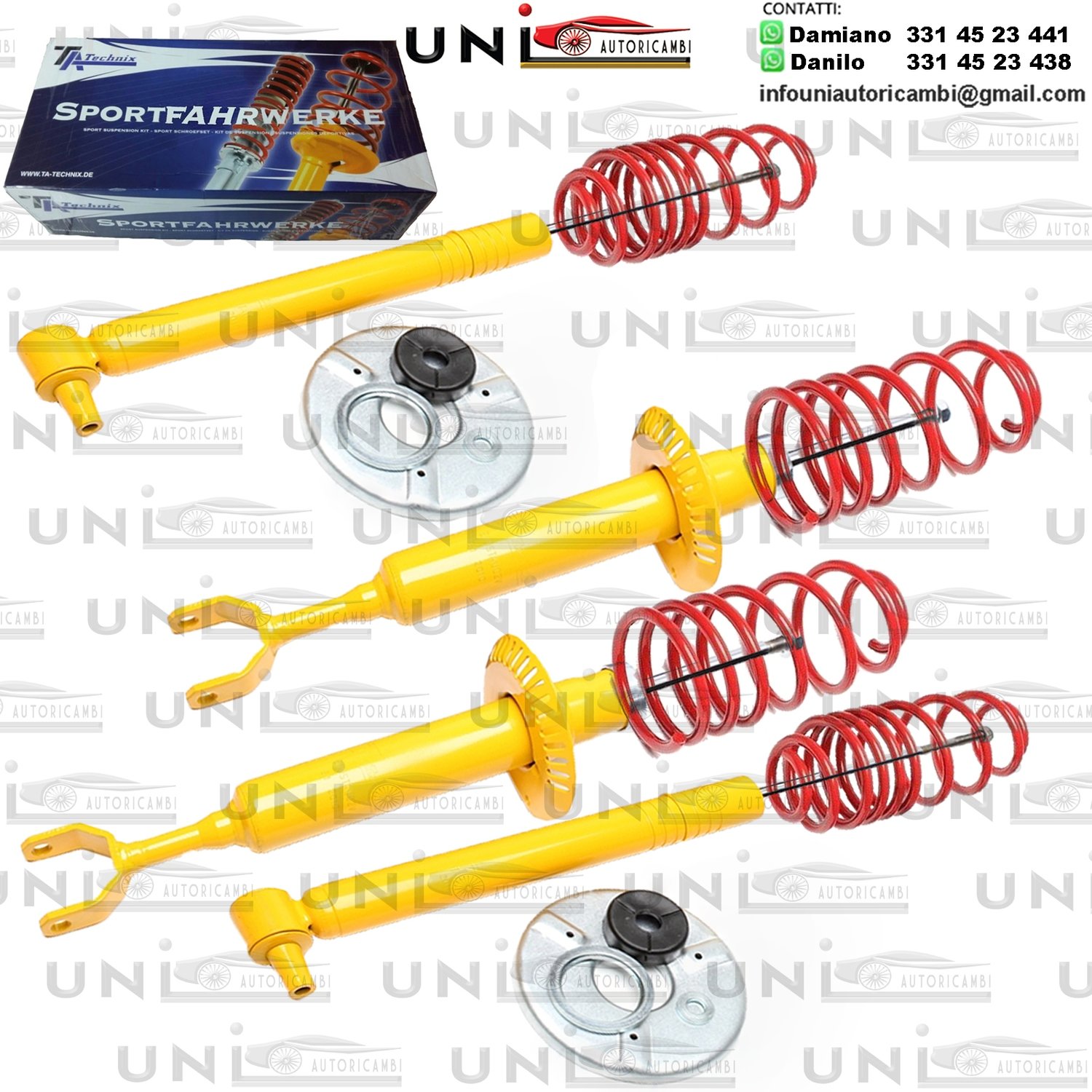 Kit Assetto Sportivo Fisso Tatechnix Audi A4 Avant (8D-B5) da 1994 a 1999