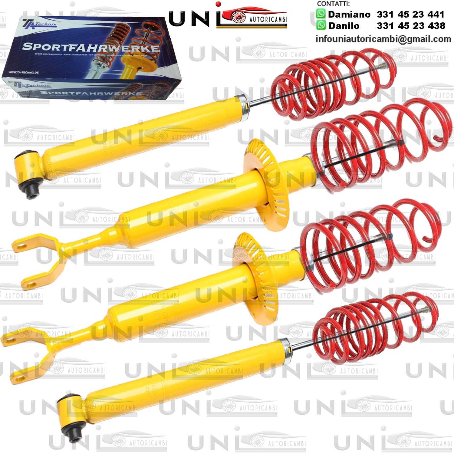 Kit Assetto Sportivo Fisso Tatechnix Audi A6 Avant (4B-C5) da 1997 a 2005