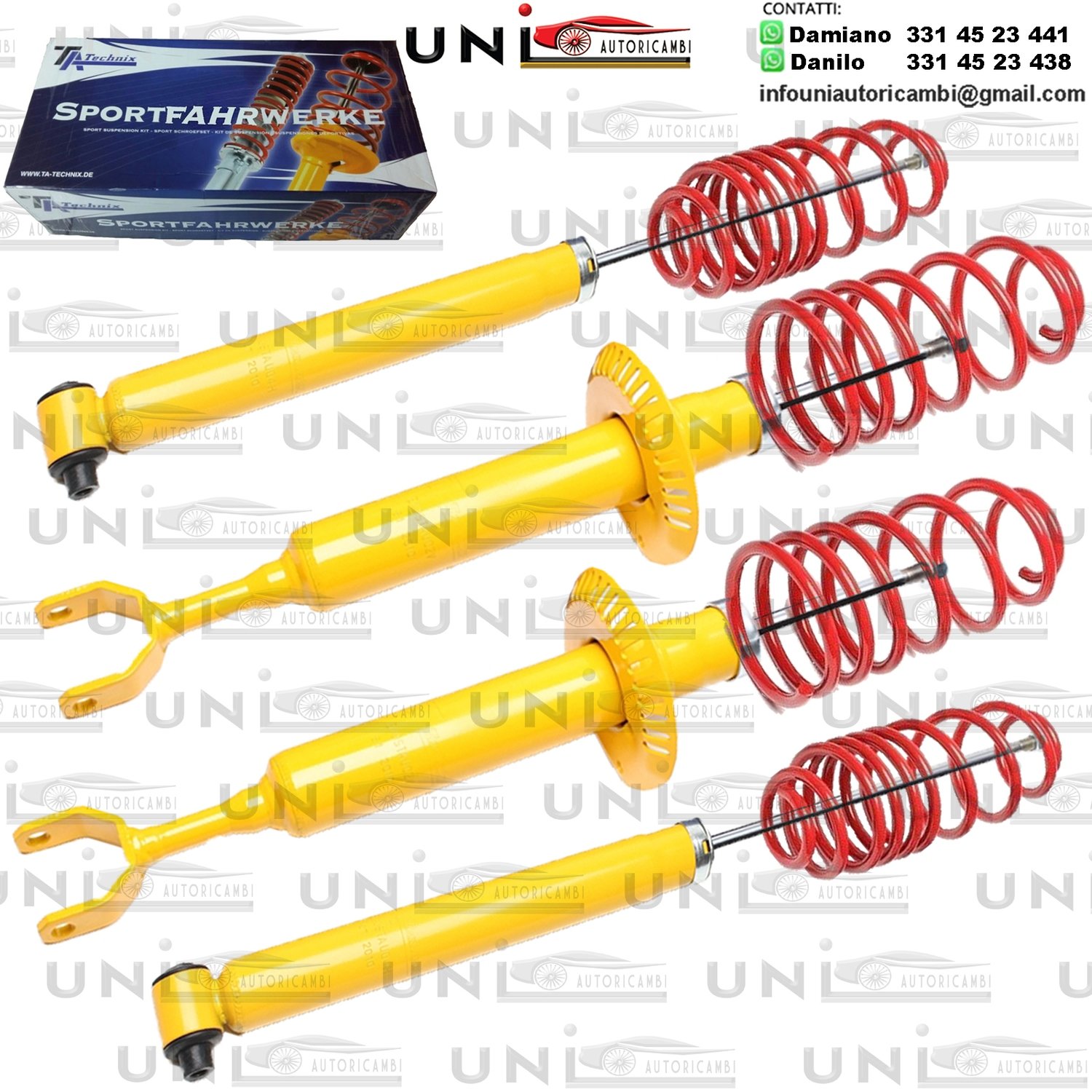 Kit Assetto Sportivo Fisso Tatechnix Audi A6 Avant (4B-C5) da 1997 a 2005