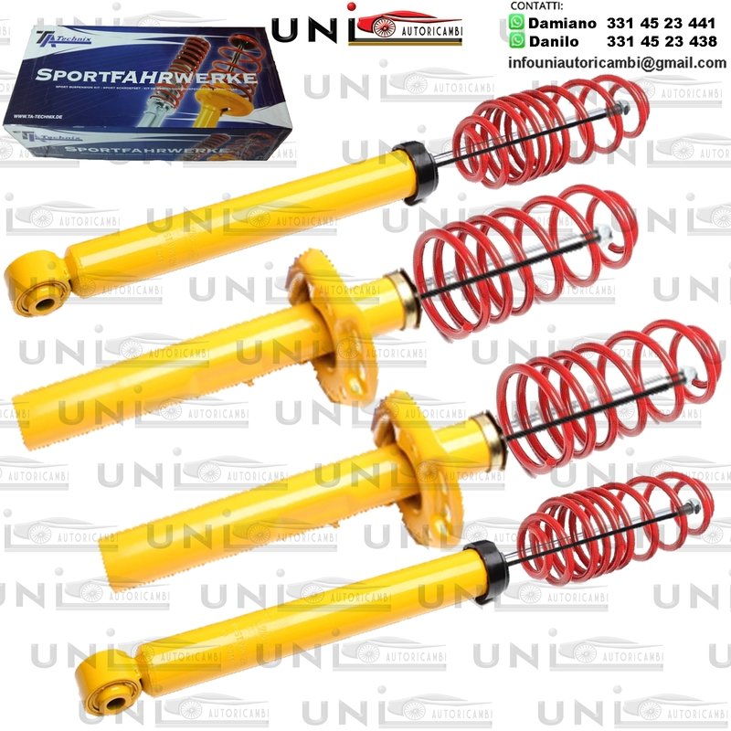 Kit Assetto Sportivo Fisso Tatechnix Audi A3 Berlina (8P) da 2003 a 2012