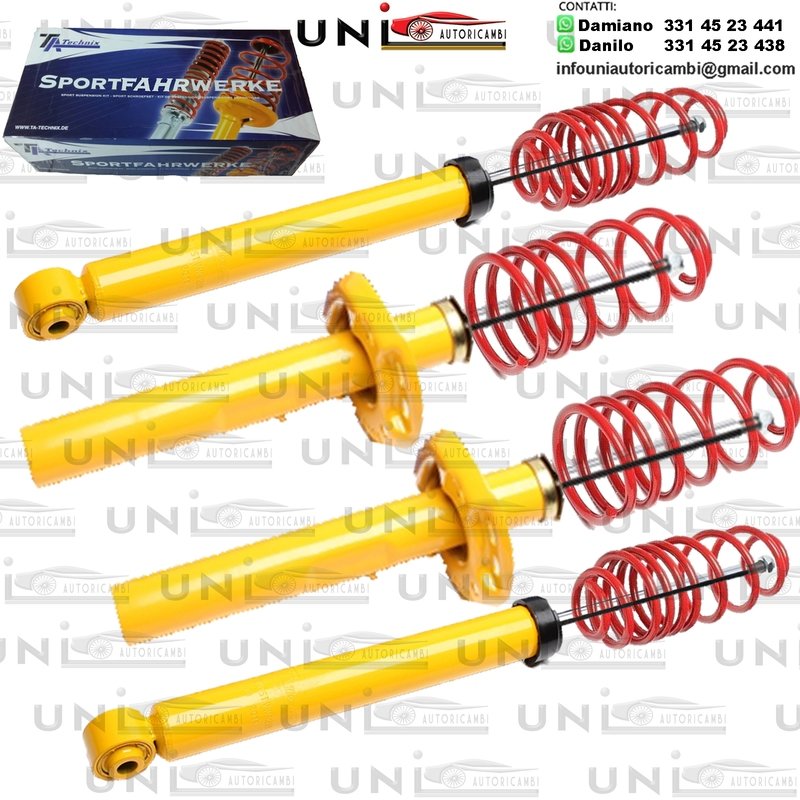 Kit Assetto Sportivo Fisso Tatechnix Audi A3 Berlina (8P) da 2003 a 2012