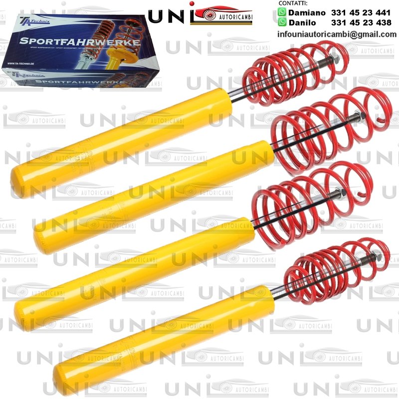 Kit Assetto Sportivo Fisso Tatechnix Audi 80 + 90 / Coupe Quattro (81,85, B2) da 1984 a 1988