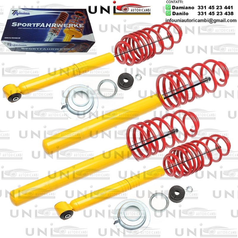 Kit Assetto Sportivo Fisso Tatechnix Audi Coupe (89) da 1989 a 1996