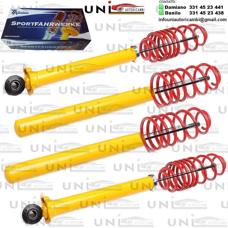 Kit Assetto Sportivo Fisso Tatechnix Audi 80 Saloon (B4, 8C) da 1991 a 1994