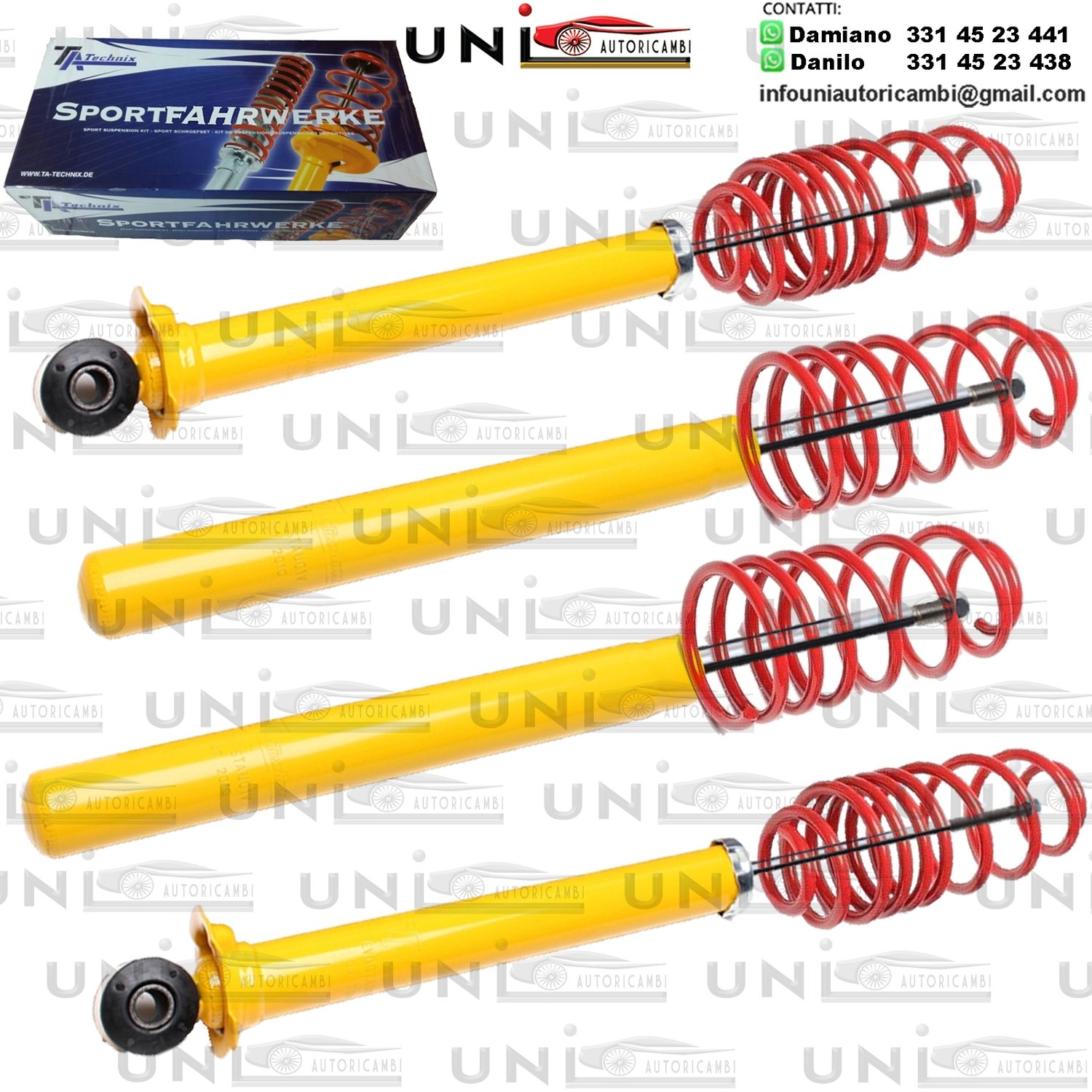 Kit Assetto Sportivo Fisso Tatechnix Audi 80 Avant (B4, 8C) da 1992 a 1996