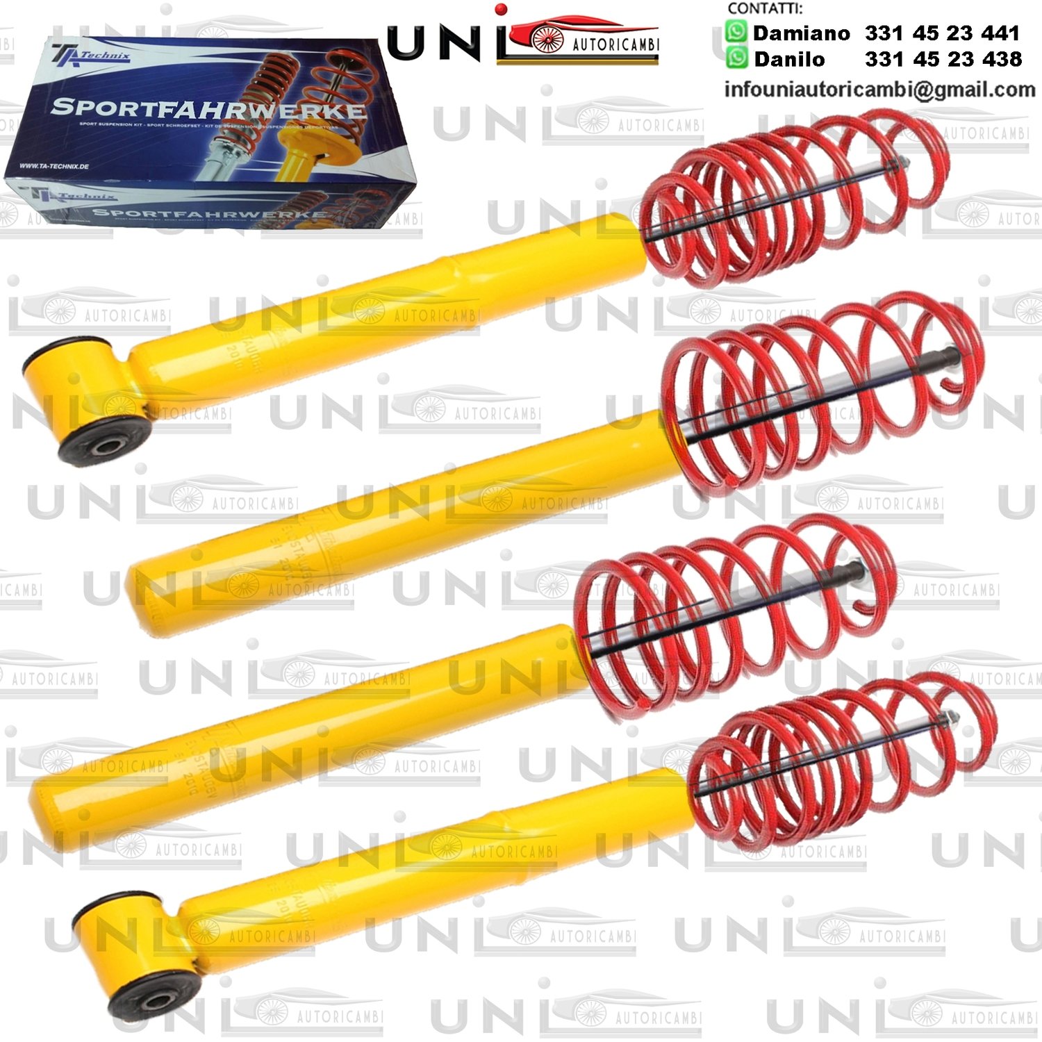 Kit Assetto Sportivo Fisso Tatechnix Audi 100 Avant (4A-C4) da 1990 a 1994