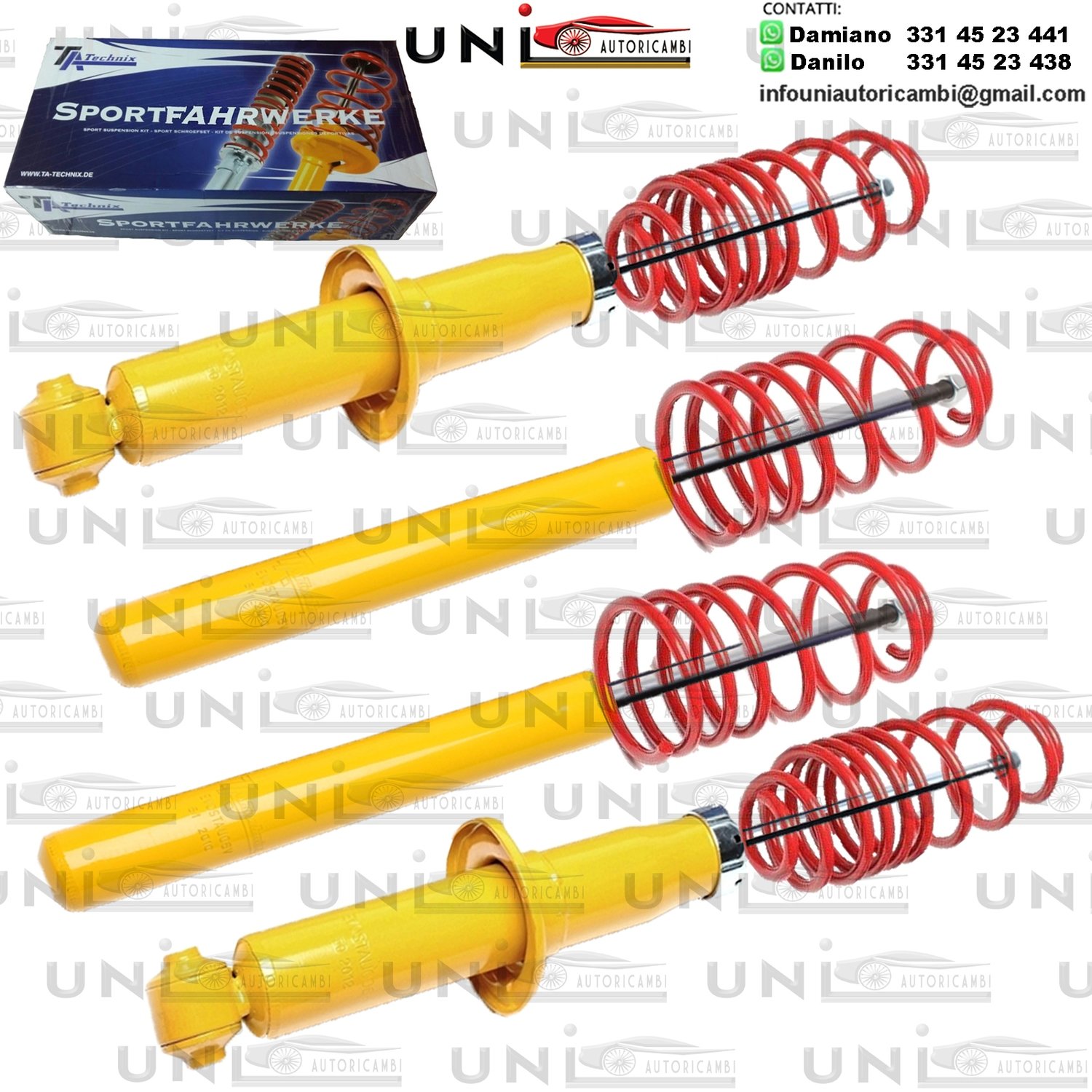 Kit Assetto Sportivo Fisso Tatechnix Audi 100 Quattro Avant (4A-C4) da 1990 a 1994