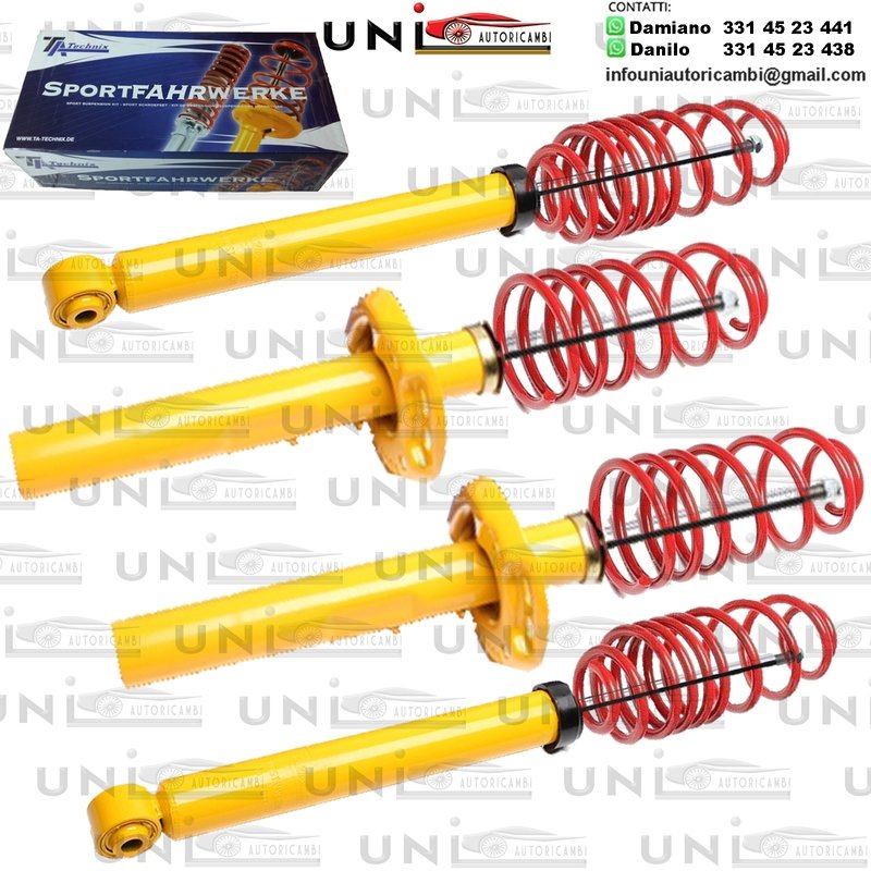 Kit Assetto Sportivo Fisso Tatechnix Audi A3 Sportback (8P) da 2004 a 2013