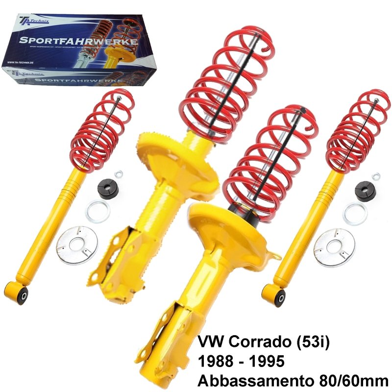 Kit Assetto Sportivo Fisso Tatechnix  VW Corrado (53i) da 10.1988 a 07.1995