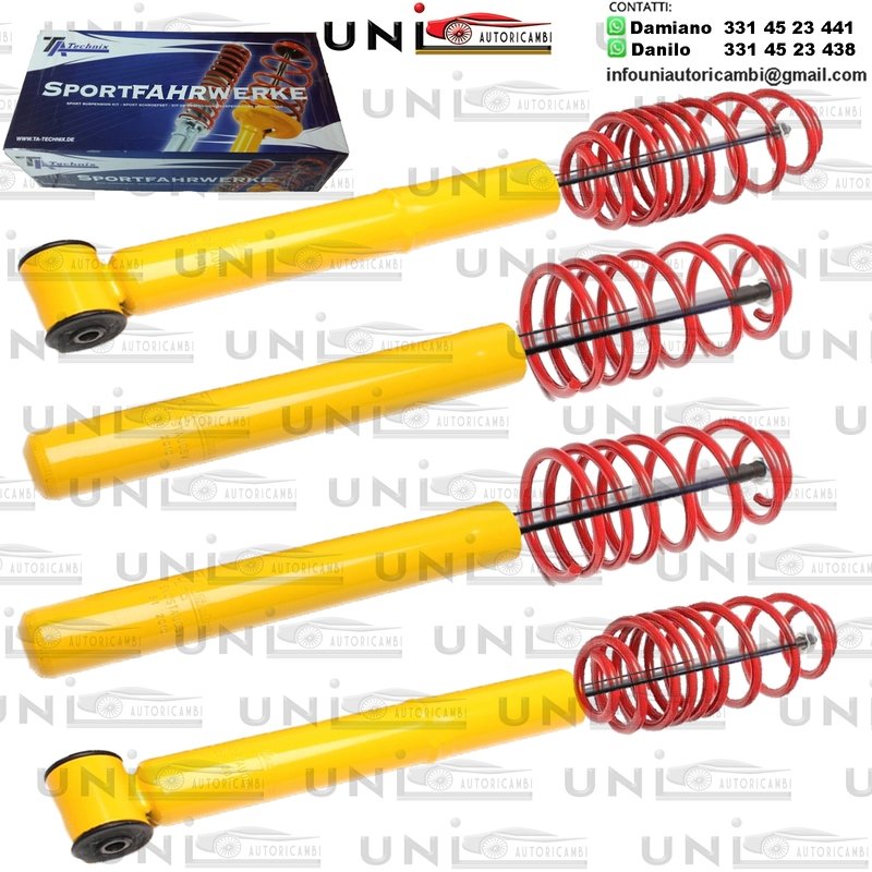 Kit Assetto Sportivo Fisso Tatechnix Audi A6 Berlina (4A-C4) da 1994 a 1997