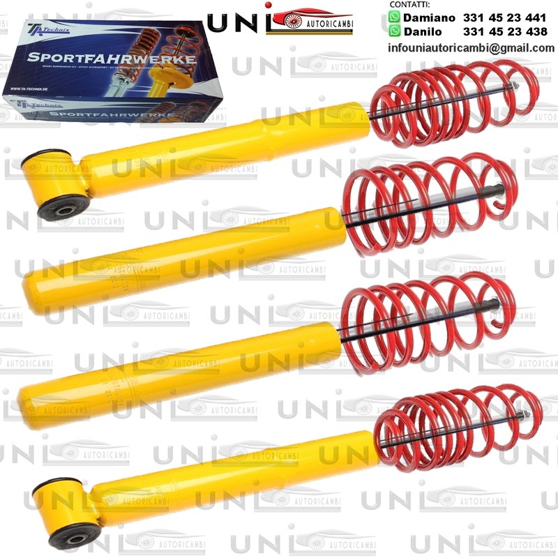 Kit Assetto Sportivo Fisso Tatechnix Audi A6 Berlina (4A-C4) da 1994 a 1997