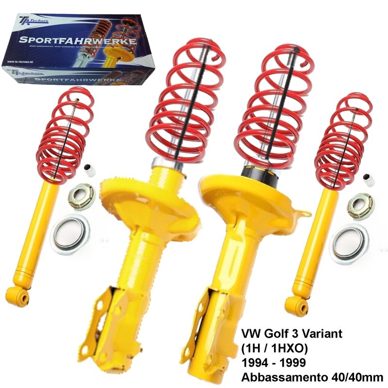 Kit Assetto Sportivo Fisso Tatechnix VW Golf lll Variant (1H / 1HXO) da 09.1994 a 1999
