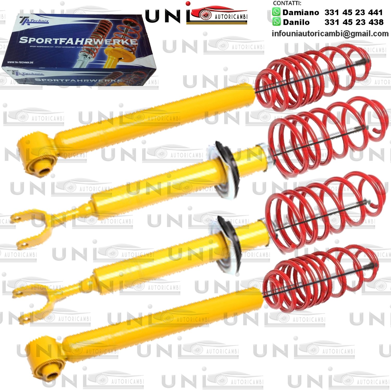 Kit Assetto Sportivo Fisso Tatechnix Audi A6 Saloon (4F-C6) da 2004 - 2011