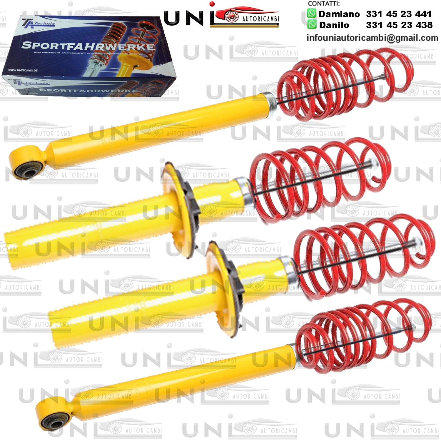 Kit Assetto Sportivo Fisso Tatechnix Audi A5 Cabriolet (8F-B8) da 2009 a 2017