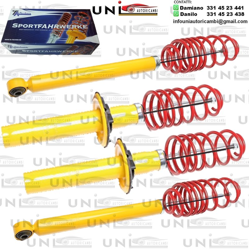 Kit Assetto Sportivo Fisso Tatechnix Audi A4 Berlina (8K-B8) da 2007 a 2015