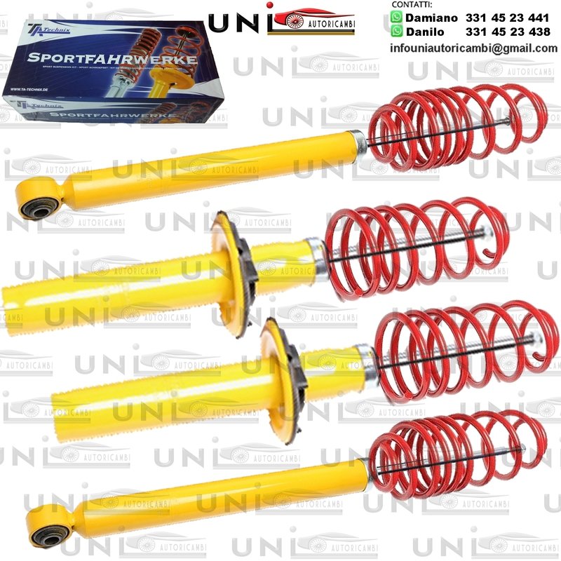 Kit Assetto Sportivo Fisso Tatechnix Audi A4 Berlina (8K-B8) da 2007 a 2015