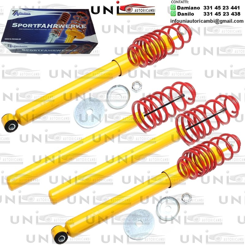 Kit Assetto Sportivo Fisso Tatechnix BMW Serie 3 Berlina + Cabriolet + Touring (E30, 3/1, 3/R) da 1982 a 1991