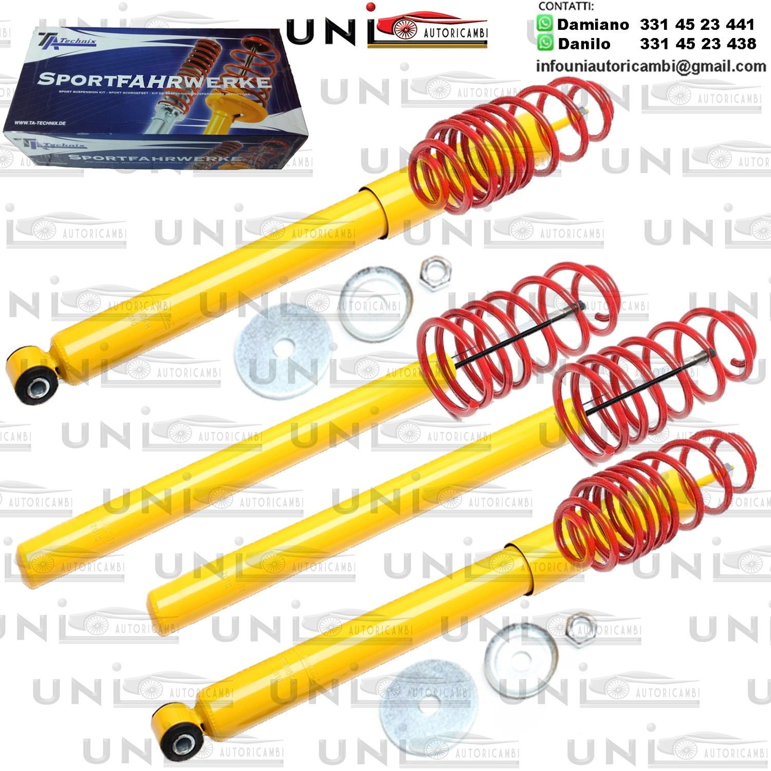 Kit Assetto Sportivo Fisso Ta-Technix BMW Serie 3 Berlina + Cabriolet + Touring (E30, 3/1, 3/R) da 1982 a 1991