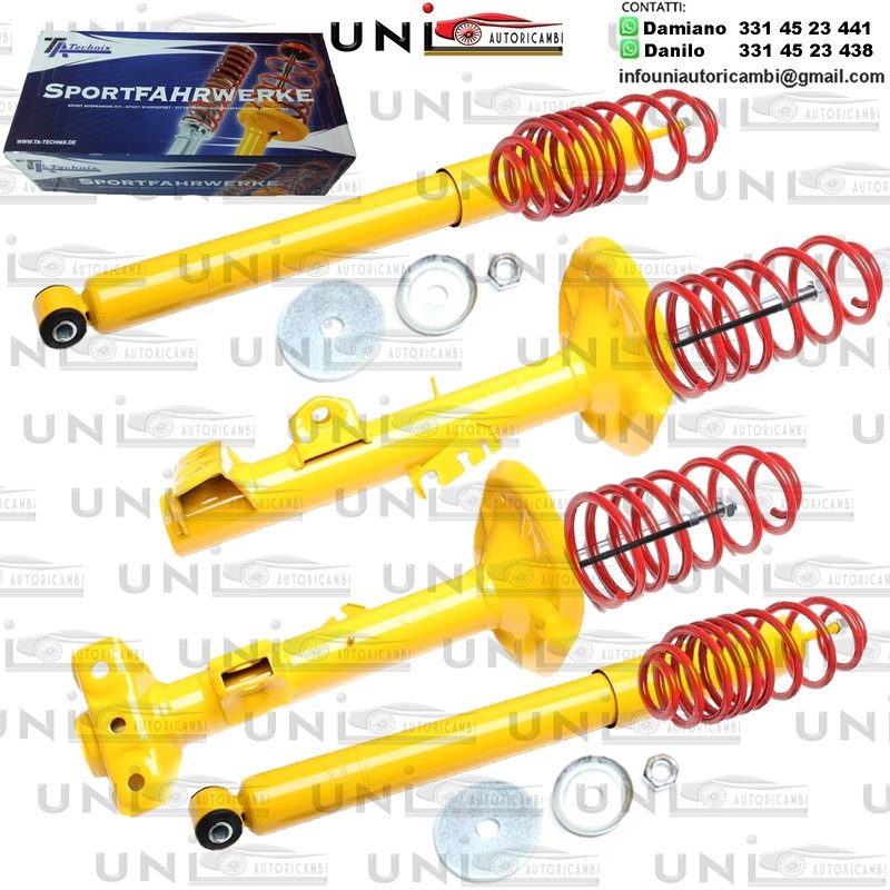 Kit Assetto Sportivo Fisso Tatechnix BMW Serie 3 Compact (E36, 3C/G) da 1994 a 2000