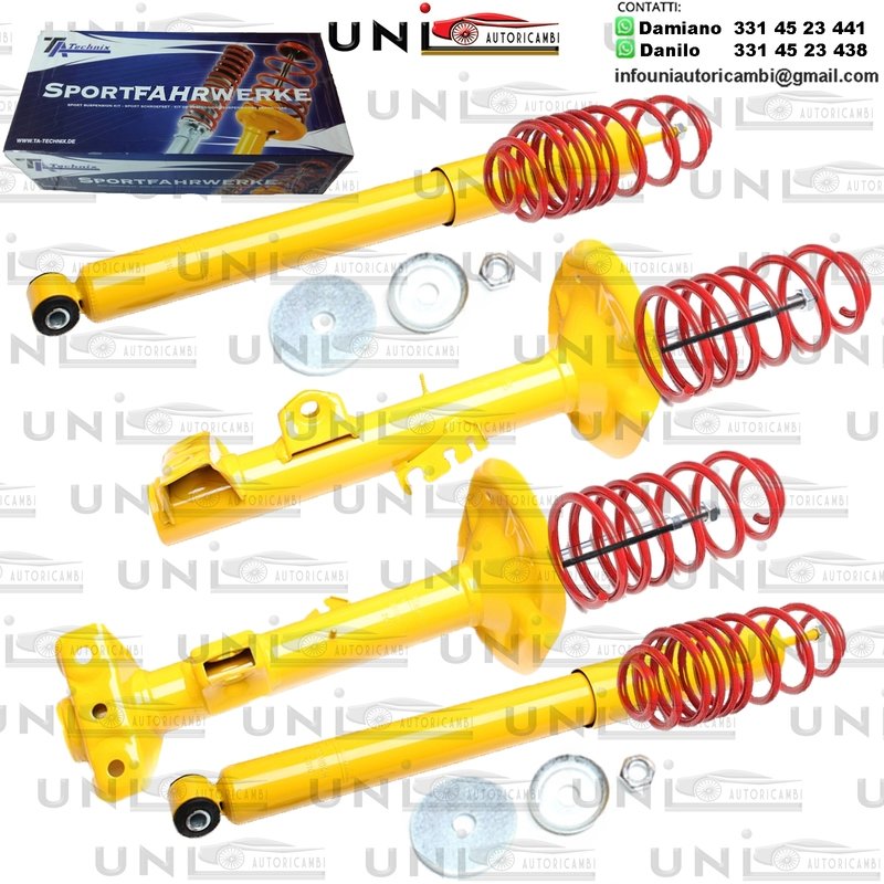 Kit Assetto Sportivo Fisso Tatechnix BMW Serie 3 Compact (E36, 3C/G) da 1994 a 2000