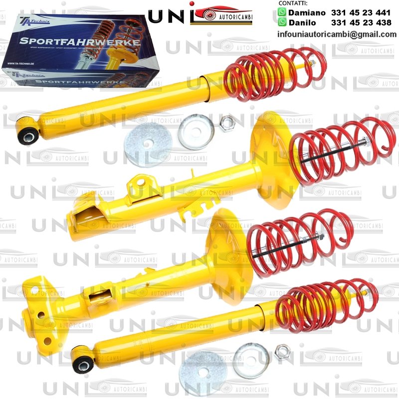 Kit Assetto Sportivo Fisso Tatechnix BMW Serie 3 Berlina + Touring + Cabriolet + Coupe (E36, 3B, 3/B, 3/R, 3C, 3/C) da 1992 a 1999