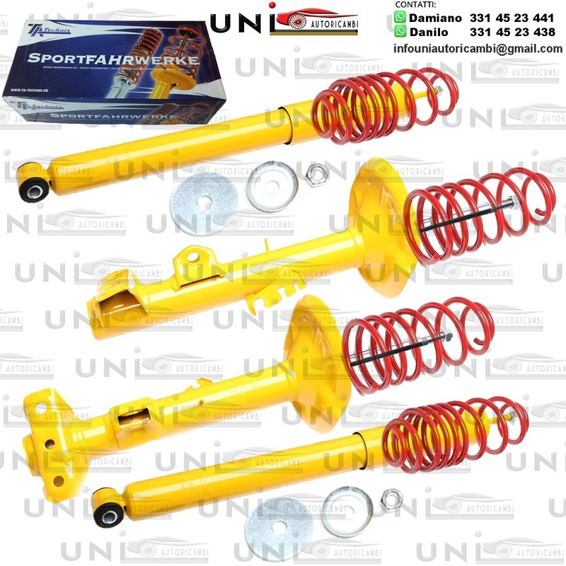 Kit Assetto Sportivo Fisso Ta-Technix BMW Serie 3 E36 Berlina + Touring + Cabriolet + Coupe (E36, 3B, 3/B, 3/R, 3C, 3/C) da 1992 a 1999