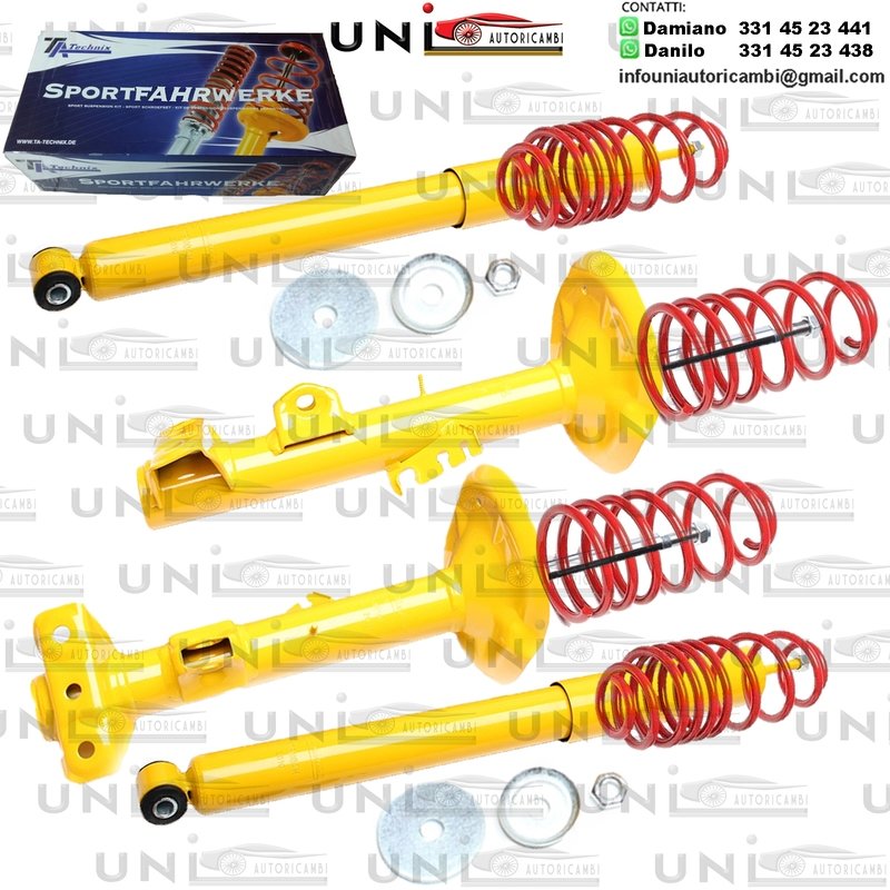 Kit Assetto Sportivo Fisso Tatechnix BMW Serie 3 Berlina + Touring + Cabriolet + Coupe (E36, 3B, 3/B, 3/R, 3C, 3/C) da 1992 a 1999