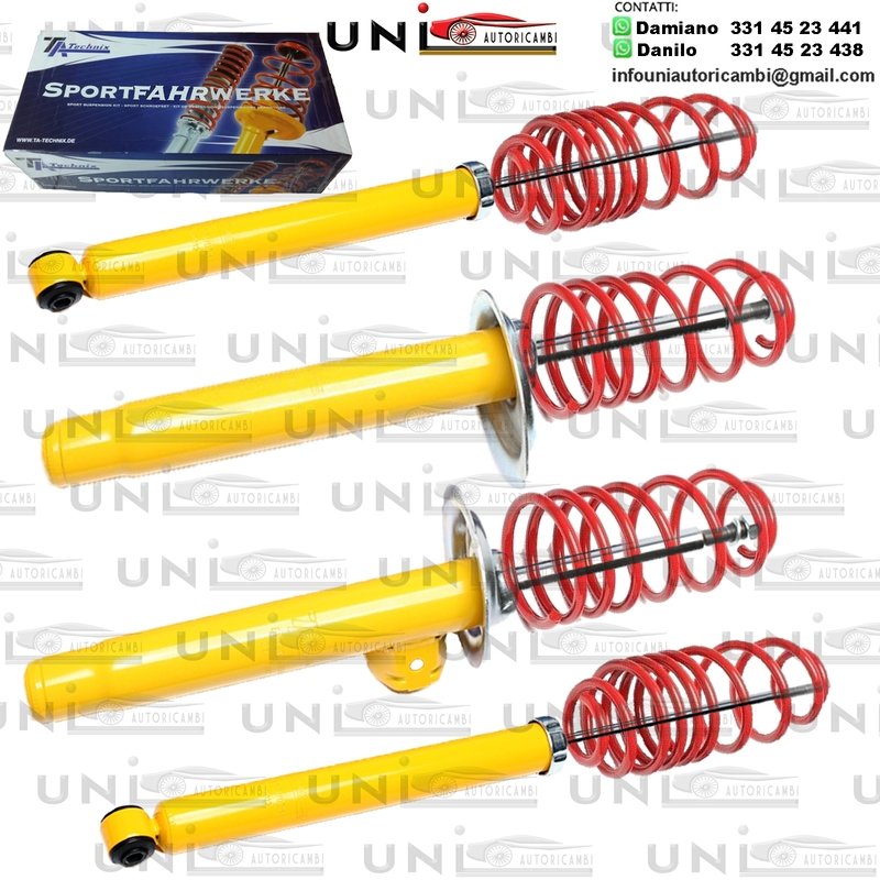 Kit Assetto Sportivo Fisso BMW Serie 3 Berlina + Coupe + Cabriolet (E46, 346L,346C,346R) da 1998 a 2007