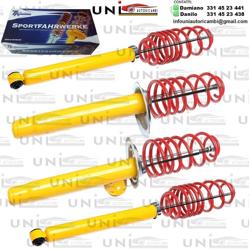 Kit Assetto Sportivo Fisso Tatechnix BMW Serie 3 Berlina + Coupe + Cabriolet (E46, 346L,346C,346R) da 1998 a 2007