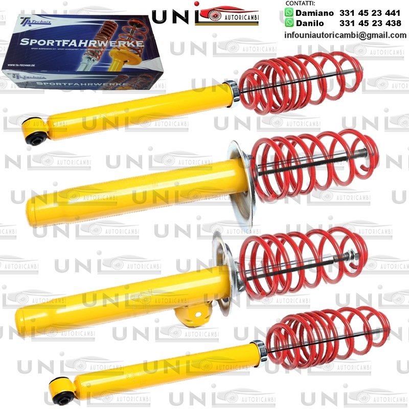 Kit Assetto Sportivo Fisso Tatechnix BMW Serie 3 Berlina + Coupe + Cabriolet (E46, 346L,346C,346R) da 1998 a 2007