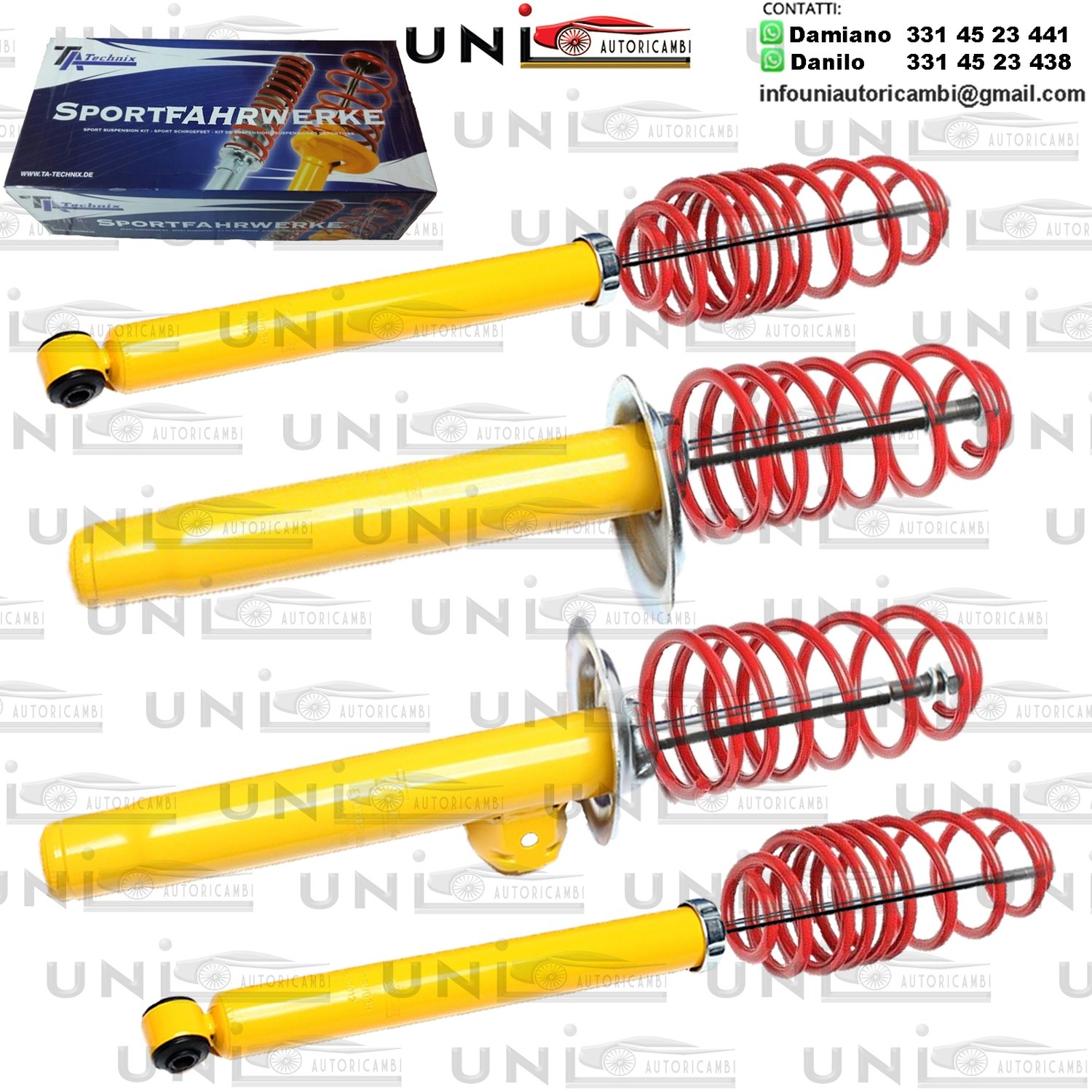 Kit Assetto Sportivo Fisso Ta-Technix BMW Serie 3 Touring (E46, 346L) da 1999 a 2007