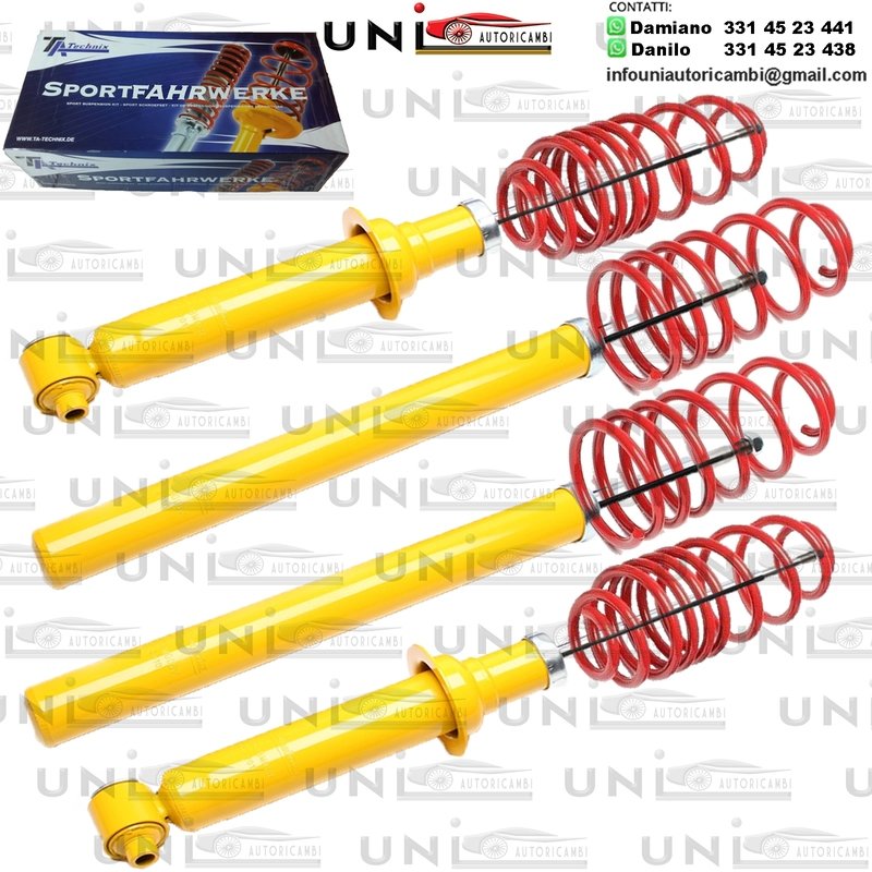 Kit Assetto Sportivo Fisso Tatechnix BMW Serie 5 Berlina (E34, 5/H) da 1988 a 1995