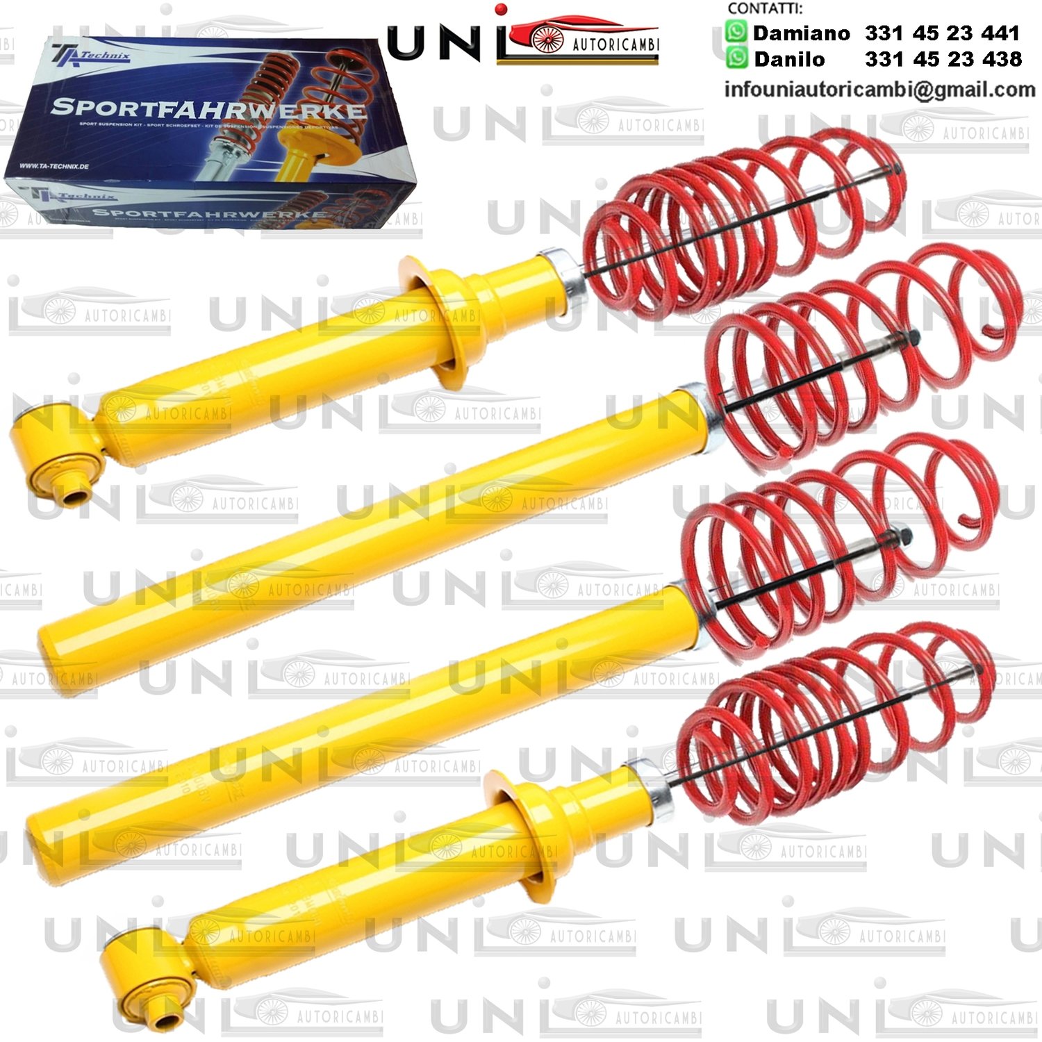 Kit Assetto Sportivo Fisso Tatechnix BMW Serie 5 Touring (E34, 5/H) da 1991 a 1997