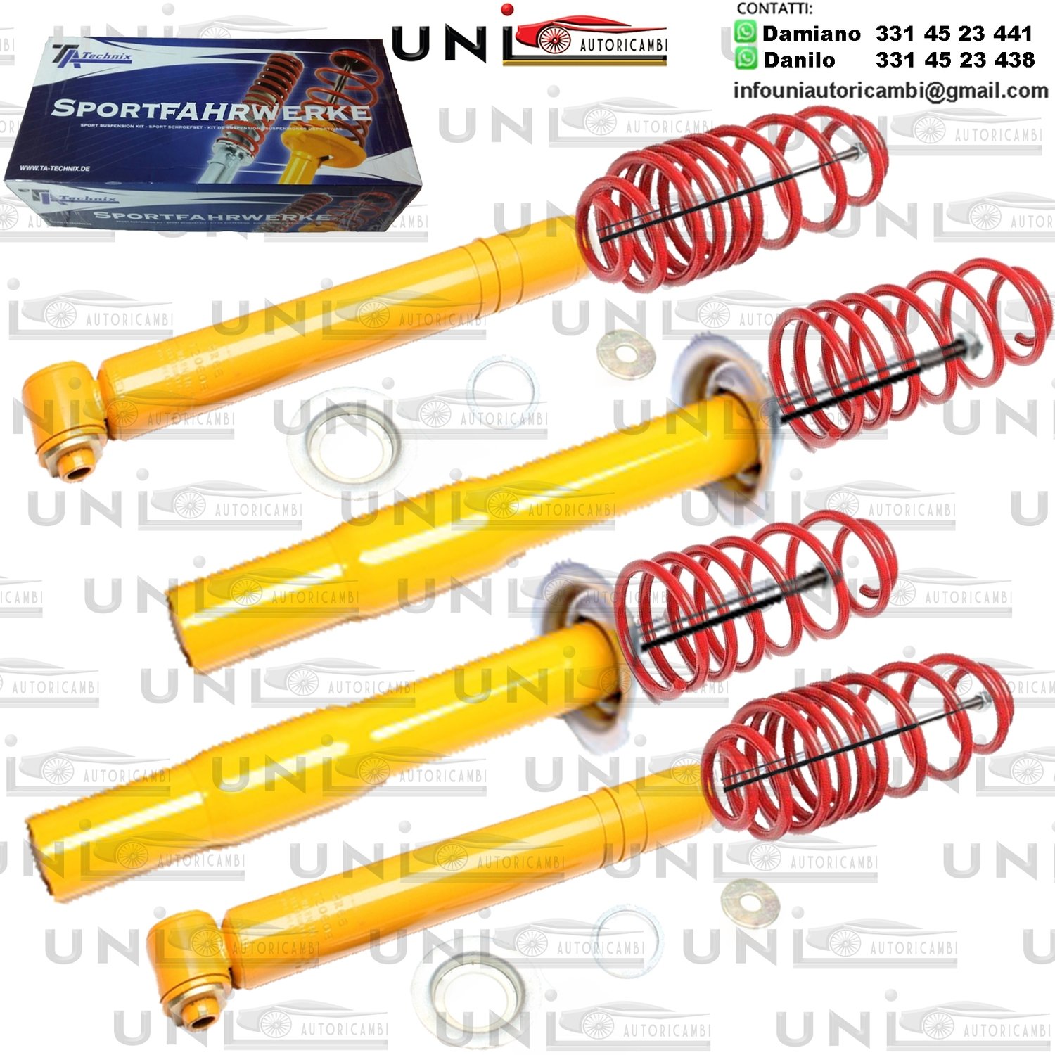 Kit Assetto Sportivo Fisso 30/30mm Tatechnix BMW Serie 5 Berlina (E60, 560L) da 2003 a 2010 - 520D / 520i-530i escluso xDrive